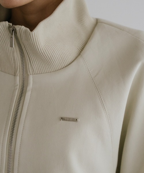 VION(ヴィオン)の「ハイネックバルーンブルゾン / High Neck Balloon Blouson(ブルゾン・レディース・ブラック/ベージュ・FREE)」の14枚目の写真
