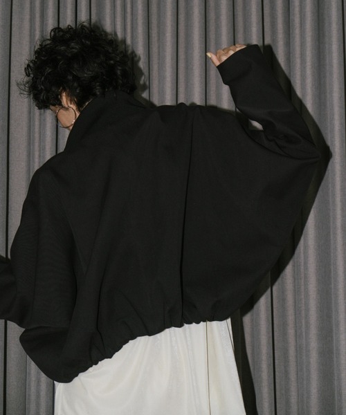 VION(ヴィオン)の「ハイネックバルーンブルゾン / High Neck Balloon Blouson(ブルゾン・レディース・ブラック/ベージュ・FREE)」の20枚目の写真