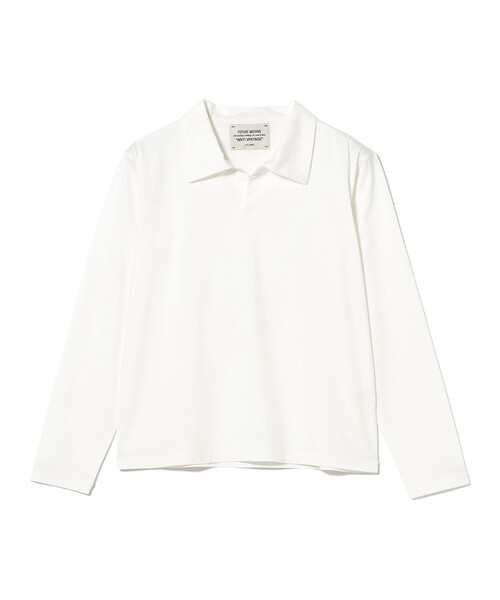 FUTURE ARCHIVE（フューチャーアーカイブ）の「FUTURE ARCHIVE / SKIPPER POLO（ポロシャツ・メンズ・ピンク/ホワイト・SMALL/MEDIUM）」の2枚目の写真
