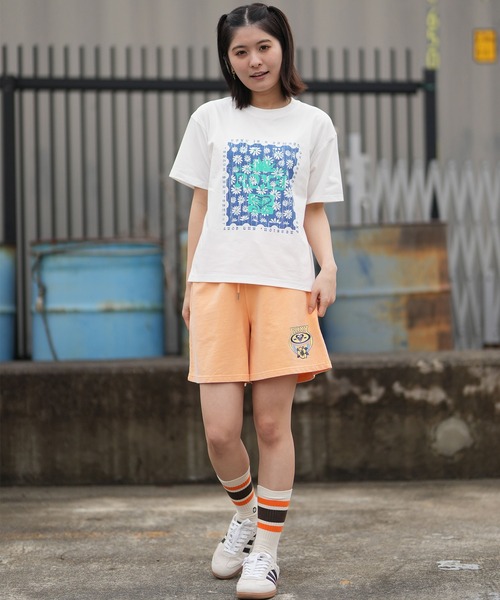 ROXY(ロキシー)の「【ムラサキスポーツ限定】ROXY/ロキシー 半袖 Tシャツ フロントプリント RST261645M(Tシャツ/カットソー・レディース・ホワイト×ライム/グリーン/ホワイト×ピンク/ホワイト×ブルー・L/M)」の9枚目の写真