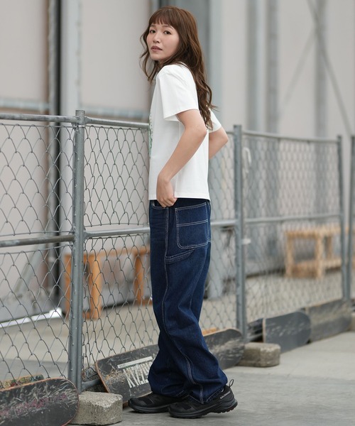 ROXY(ロキシー)の「【ムラサキスポーツ限定】ROXY/ロキシー 半袖 Tシャツ フロントプリント RST261645M(Tシャツ/カットソー・レディース・ホワイト×ライム/グリーン/ホワイト×ピンク/ホワイト×ブルー・L/M)」の17枚目の写真