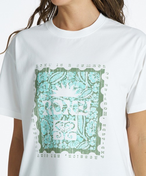 ROXY(ロキシー)の「【ムラサキスポーツ限定】ROXY/ロキシー 半袖 Tシャツ フロントプリント RST261645M(Tシャツ/カットソー・レディース・ホワイト×ライム/グリーン/ホワイト×ピンク/ホワイト×ブルー・L/M)」の20枚目の写真