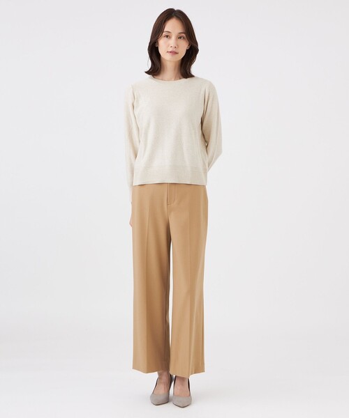 TRANS WORK（トランスワーク）の「【ウォッシャブル】SPANGLE KNITプルオーバー（ニット/セーター・レディース・ピンク/オフホワイト/ネイビー・38/40）」の4枚目の写真