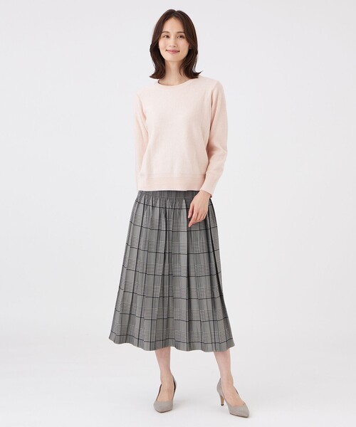TRANS WORK（トランスワーク）の「【ウォッシャブル】SPANGLE KNITプルオーバー（ニット/セーター・レディース・ピンク/オフホワイト/ネイビー・38/40）」の5枚目の写真