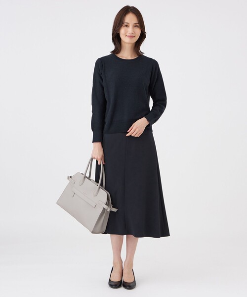 TRANS WORK（トランスワーク）の「【ウォッシャブル】SPANGLE KNITプルオーバー（ニット/セーター・レディース・ピンク/オフホワイト/ネイビー・38/40）」の6枚目の写真
