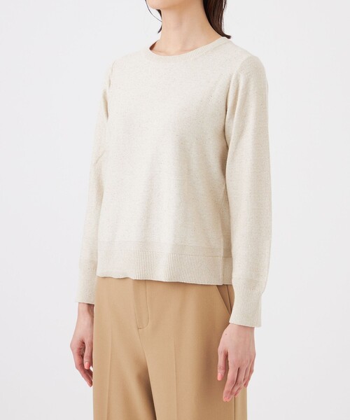 TRANS WORK（トランスワーク）の「【ウォッシャブル】SPANGLE KNITプルオーバー（ニット/セーター・レディース・ピンク/オフホワイト/ネイビー・38/40）」の8枚目の写真