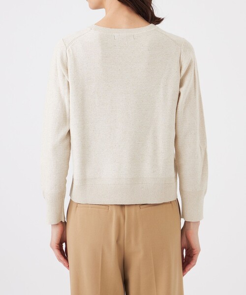 TRANS WORK（トランスワーク）の「【ウォッシャブル】SPANGLE KNITプルオーバー（ニット/セーター・レディース・ピンク/オフホワイト/ネイビー・38/40）」の9枚目の写真