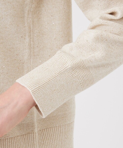 TRANS WORK（トランスワーク）の「【ウォッシャブル】SPANGLE KNITプルオーバー（ニット/セーター・レディース・ピンク/オフホワイト/ネイビー・38/40）」の10枚目の写真