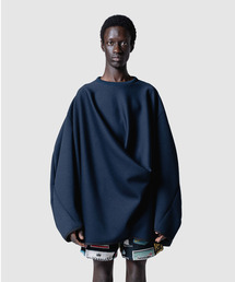 yoshiokubo | yoshiokubo ヨシオクボ / BUMPY STRETCH SWEAT TOP バンピーストレッチスウェットトップス / YKS26802(スウェット)