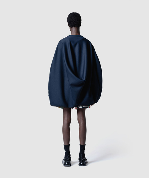 yoshiokubo（ヨシオクボ）の「yoshiokubo ヨシオクボ / BUMPY STRETCH SWEAT TOP バンピーストレッチスウェットトップス / YKS26802（スウェット・メンズ・カーキ/ネイビー・FREE）」の8枚目の写真