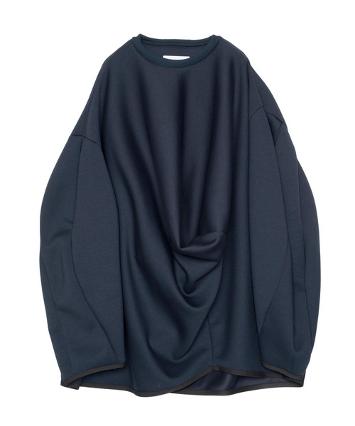 yoshiokubo（ヨシオクボ）の「yoshiokubo ヨシオクボ / BUMPY STRETCH SWEAT TOP バンピーストレッチスウェットトップス / YKS26802（スウェット・メンズ・カーキ/ネイビー・FREE）」の12枚目の写真