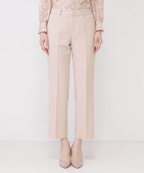 COUP DE CHANCE（クードシャンス）の「【手洗い可／日本製／スーツ可】センタープレス ストレートパンツ（その他パンツ・レディース・ブラック/ライトグレー/ピンク・34/36/38/40/42）」の16枚目の写真