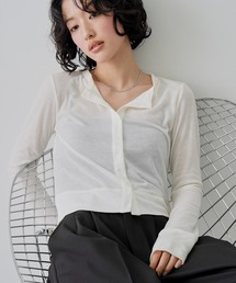 NOGLE | 【NOGLE/ノグル】シアーコンパクトカーディガン(カーディガン/ボレロ)