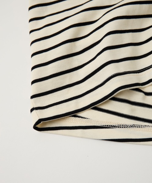 LA MARINE FRANCAISE（マリン フランセーズ）の「バックタックプルオーバー（Tシャツ/カットソー・レディース・ホワイト系その他/オフホワイト/ネイビー系・FREE）」の7枚目の写真