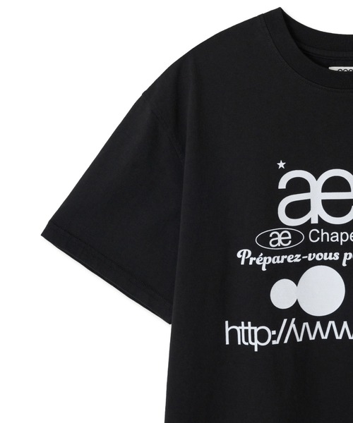 aeae(エーイーエーイー)の「WEB LOGO T-SHIRTS(Tシャツ/カットソー・レディース・ホワイト×ブルー/ホワイト系その他/ホワイト/ブラック系その他/ホワイト系その他2/オートミール/グレー系その他/ブラック・LARGE/MEDIUM/SMALL)」の11枚目の写真