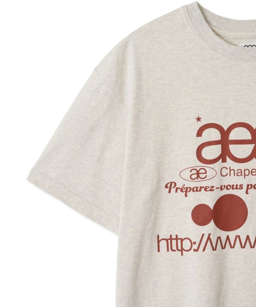 aeae(エーイーエーイー)の「WEB LOGO T-SHIRTS(Tシャツ/カットソー・レディース・ホワイト×ブルー/ホワイト系その他/ホワイト/ブラック系その他/ホワイト系その他2/オートミール/グレー系その他/ブラック・LARGE/MEDIUM/SMALL)」の15枚目の写真