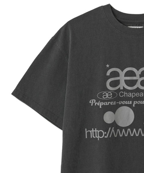 aeae(エーイーエーイー)の「WEB LOGO T-SHIRTS(Tシャツ/カットソー・レディース・ホワイト×ブルー/ホワイト系その他/ホワイト/ブラック系その他/ホワイト系その他2/オートミール/グレー系その他/ブラック・LARGE/MEDIUM/SMALL)」の19枚目の写真