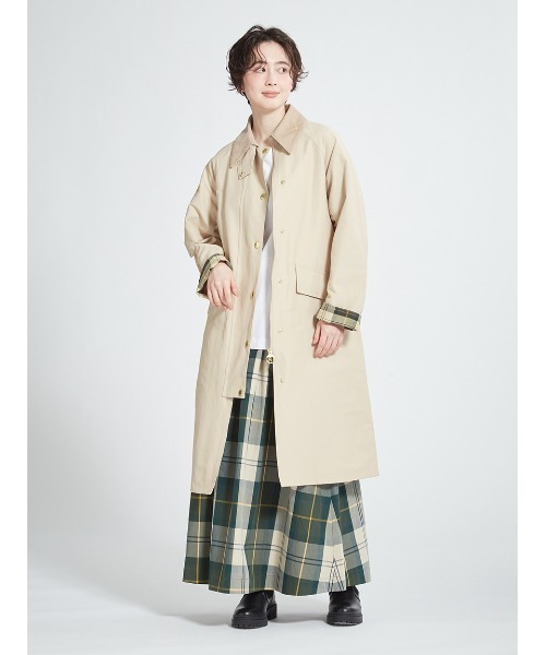 Barbour（バブアー）の「【CALDBECK / カルドベック】ノンワックス コート Japan Exclusive（レディース）（その他アウター・レディース・ベージュ/ライトベージュ・LARGE/MEDIUM/SMALL）」の4枚目の写真