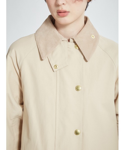 Barbour（バブアー）の「【CALDBECK / カルドベック】ノンワックス コート Japan Exclusive（レディース）（その他アウター・レディース・ベージュ/ライトベージュ・LARGE/MEDIUM/SMALL）」の9枚目の写真