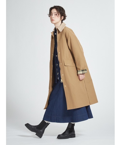 Barbour（バブアー）の「【CALDBECK / カルドベック】ノンワックス コート Japan Exclusive（レディース）（その他アウター・レディース・ベージュ/ライトベージュ・LARGE/MEDIUM/SMALL）」の18枚目の写真
