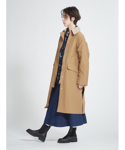 Barbour（バブアー）の「【CALDBECK / カルドベック】ノンワックス コート Japan Exclusive（レディース）（その他アウター・レディース・ベージュ/ライトベージュ・LARGE/MEDIUM/SMALL）」の19枚目の写真