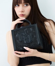 【WEB限定商品】GYDA (ジェイダ)2WAY チェーンショルダーミニスクエアバッグ かご GY-B339