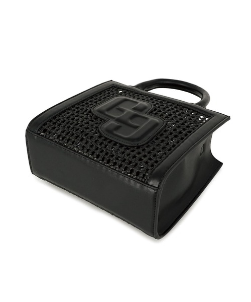GYDA(ジェイダ)の「【WEB限定商品】GYDA (ジェイダ)2WAY チェーンショルダーミニスクエアバッグ かご GY-B339(ショルダーバッグ・レディース・ブラック/ホワイト・FREE)」の14枚目の写真