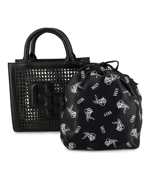GYDA(ジェイダ)の「【WEB限定商品】GYDA (ジェイダ)2WAY チェーンショルダーミニスクエアバッグ かご GY-B339(ショルダーバッグ・レディース・ブラック/ホワイト・FREE)」の15枚目の写真