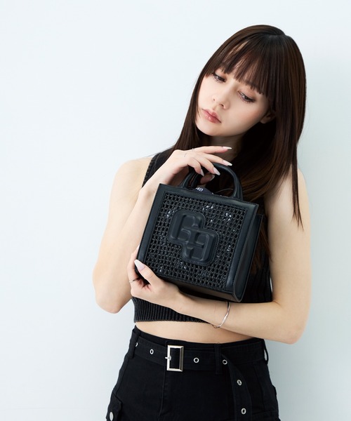 WEB限定商品】GYDA (ジェイダ)2WAY チェーンショルダーミニスクエア