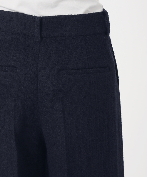 Deuxieme Classe（ドゥーズィエムクラス）の「Tweed Wide パンツ（スラックス・レディース・ネイビー・38/36/34）」の3枚目の写真