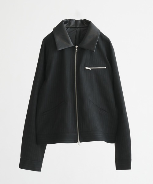 2WAY DOUBLE ZIP STRIPE JACKET/2WAYダブルジップストライプジャケット