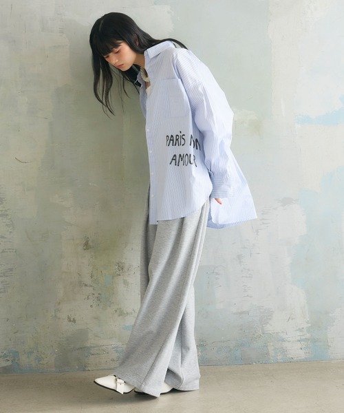ELLEgirl(エルガール)の「プリントアソートBIGシャツ(シャツ/ブラウス・レディース・ピンク/ピンク系その他/サックスブルー・FREE)」の20枚目の写真