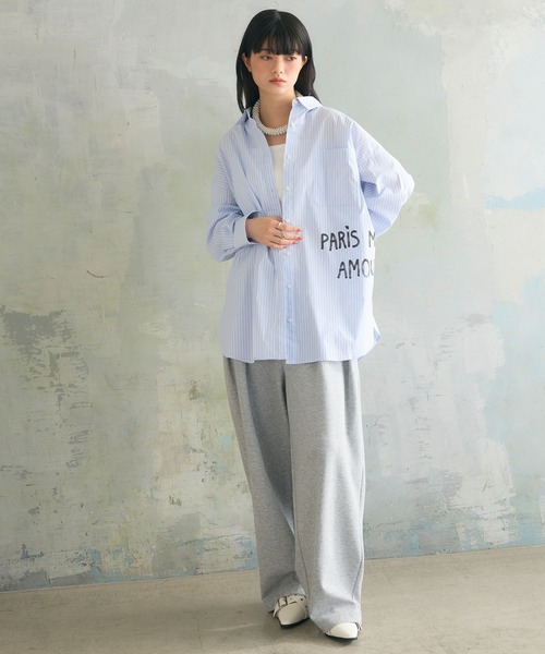 ELLEgirl(エルガール)の「プリントアソートBIGシャツ(シャツ/ブラウス・レディース・ピンク/ピンク系その他/サックスブルー・FREE)」の15枚目の写真