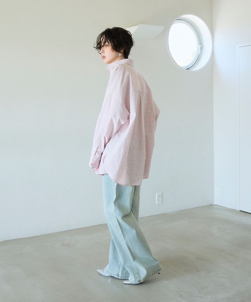 ELLEgirl(エルガール)の「プリントアソートBIGシャツ(シャツ/ブラウス・レディース・ピンク/ピンク系その他/サックスブルー・FREE)」の20枚目の写真