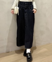 STYLEMIXER | ダブルウエストデニムスカート(デニムスカート)