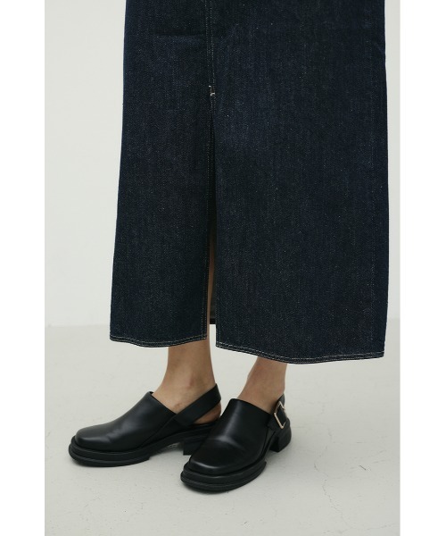 STYLEMIXER（スタイルミキサー）の「ダブルウエストデニムスカート（デニムスカート・レディース・インディゴブルー/アイボリー・MEDIUM/SMALL）」の16枚目の写真