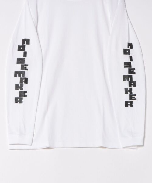 NOISE MAKER(ノイズメーカー)の「スリーブロゴプリントロンTEE(Tシャツ/カットソー・レディース・ホワイト/ブラック・M/S/XS)」の11枚目の写真