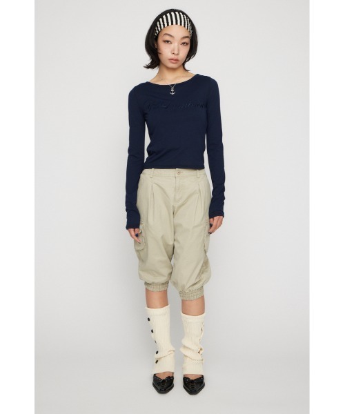 LAGUA GEM(ラグアジェム)の「SAME COLOR LETTERING トップス(Tシャツ/カットソー・レディース・オフホワイト/チャコールグレー/ネイビー・FREE)」の11枚目の写真