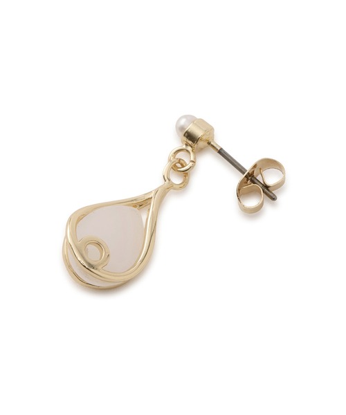 ROPE' PICNIC（ロペピクニック）の「ドロップパールピアス（ピアス（両耳用）・レディース・シルバー/ゴールド・FREE）」の5枚目の写真