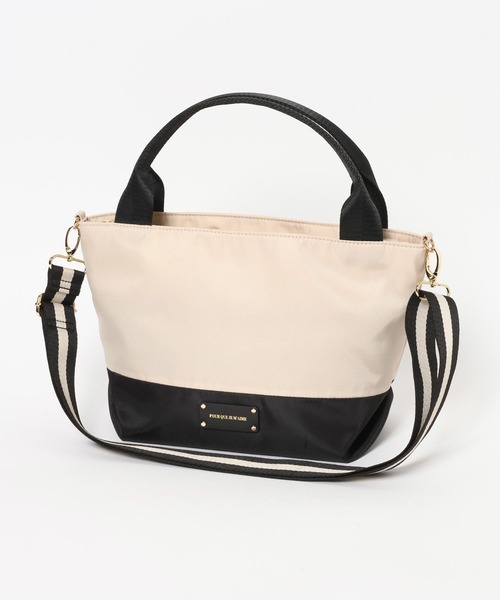 Elura（エルーラ）の「撥水2WAYトートS/646440（ショルダーバッグ・レディース・カーキ/ブラック/クリーム/グレー・FREE）」の11枚目の写真