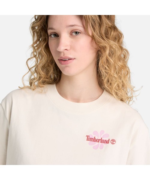 Timberland(ティンバーランド)の「グラフィック 半袖 Tシャツ レディース(Tシャツ/カットソー・レディース・ライトホワイト・LARGE/MEDIUM/SMALL/X-SMALL)」の3枚目の写真