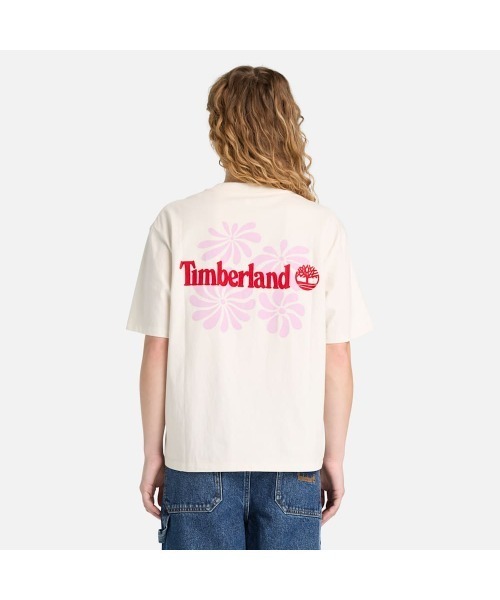 Timberland(ティンバーランド)の「グラフィック 半袖 Tシャツ レディース(Tシャツ/カットソー・レディース・ライトホワイト・LARGE/MEDIUM/SMALL/X-SMALL)」の4枚目の写真