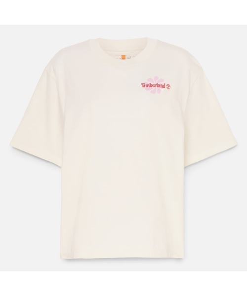 Timberland(ティンバーランド)の「グラフィック 半袖 Tシャツ レディース(Tシャツ/カットソー・レディース・ライトホワイト・LARGE/MEDIUM/SMALL/X-SMALL)」の5枚目の写真
