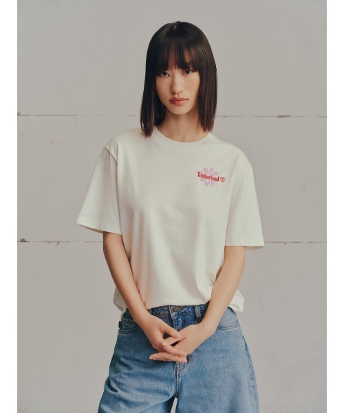 Timberland(ティンバーランド)の「グラフィック 半袖 Tシャツ レディース(Tシャツ/カットソー・レディース・ライトホワイト・LARGE/MEDIUM/SMALL/X-SMALL)」の9枚目の写真