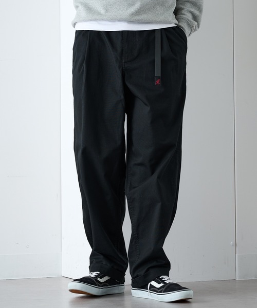 Gramicci（グラミチ）の「【GRAMICCI】T/C TWILL TUCK TAPERED PANT（その他パンツ・メンズ・ベージュ/ブラック・L/M/XL）」の2枚目の写真