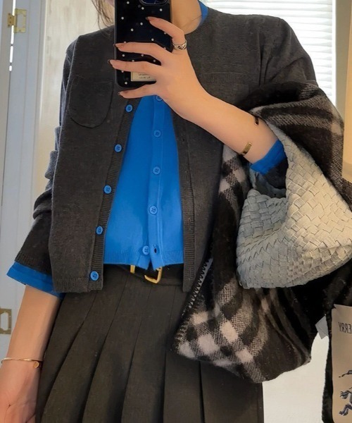 almo(アルモ)の「【LAMPOON】レイヤードカーディガン(カーディガン/ボレロ・レディース・グレー・LARGE/MEDIUM/SMALL)」の10枚目の写真
