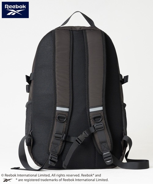 Reebok（リーボック）の「Reebok/リーボック バックパック リュックサック 大容量 32L 通学 通勤 軽量 多機能 ナイロンバッグ（バックパック/リュック・メンズ・グレー/ブラック/チャコール/カーキ・FREE）」の10枚目の写真