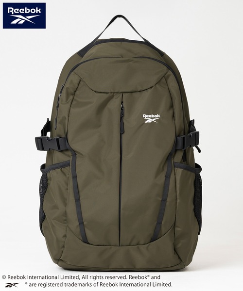 Reebok（リーボック）の「Reebok/リーボック バックパック リュックサック 大容量 32L 通学 通勤 軽量 多機能 ナイロンバッグ（バックパック/リュック・メンズ・グレー/ブラック/チャコール/カーキ・FREE）」の16枚目の写真