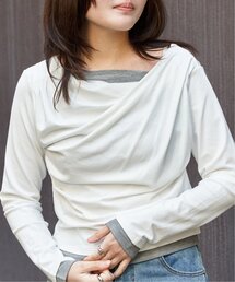 レイヤードカシュクールプルオーバー