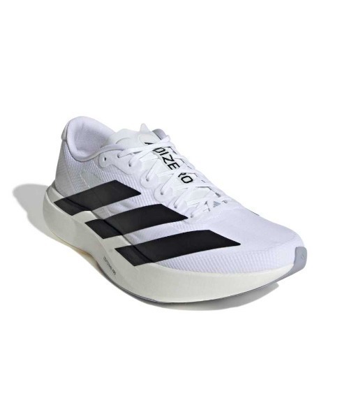 adidas（アディダス）の「アディダス adidas Adizero EVO SL WOVEN M（スニーカー・メンズ・ホワイト×ブラック・25.0cm/25.5cm/26.0cm/26.5cm/27.0cm/29.0cm/28.0cm/27.5cm）」の5枚目の写真